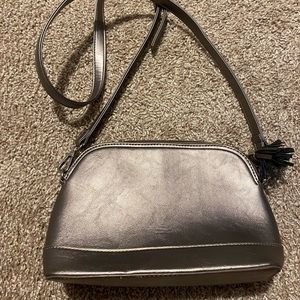 Cato silver crossbody purse